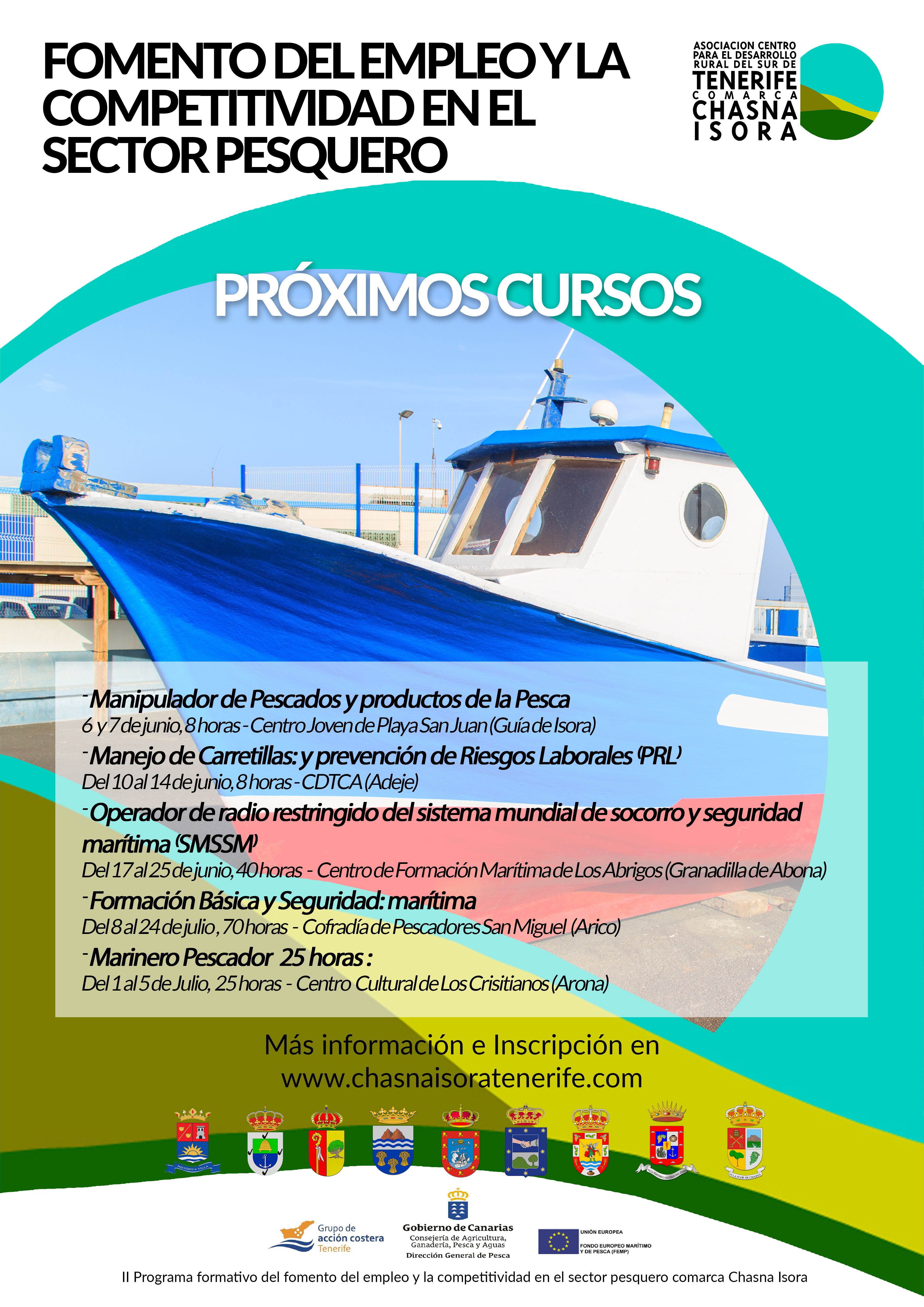 II PROGRAMA FORMATIVO DE FOMENTO DEL EMPLEO Y LA COMPETITIVIDAD EN EL SECTOR PESQUERO, COMARCA CHASNA ISORA